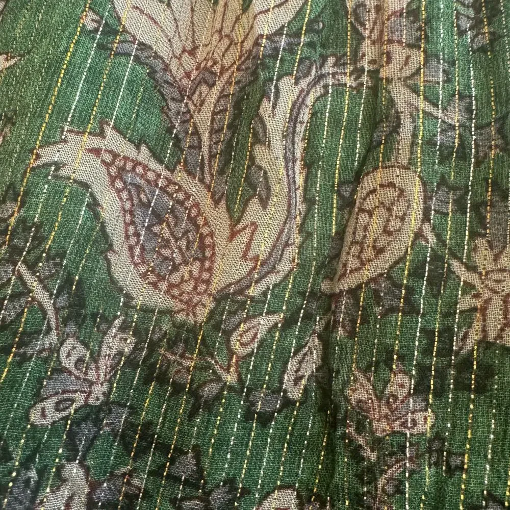 Hemant & Nandita Paisley Print Lisa Short Dress Small NWOT